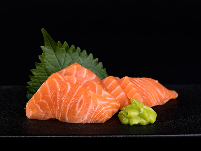 Sashimi salmon