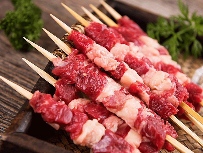 beef skewer