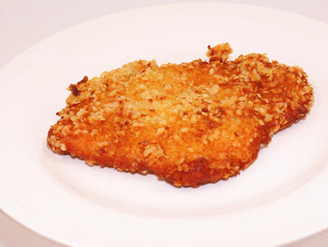 Crispy chicken with black pepper